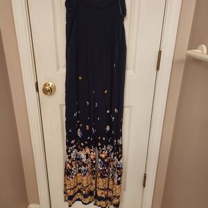 Floral Navy Jumpsuit